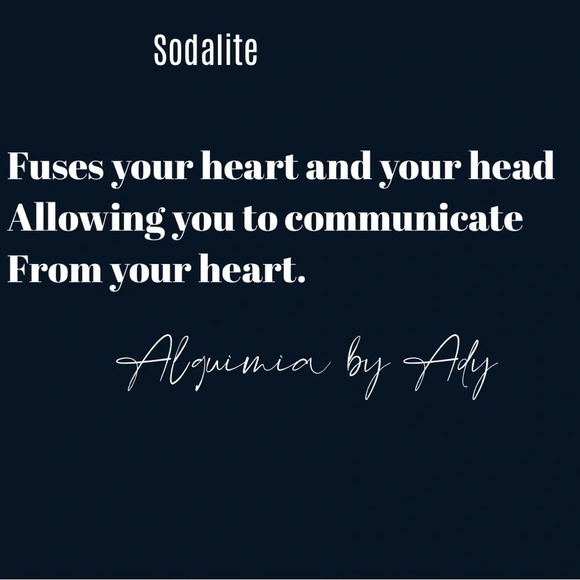 Sodalite handmade charms adjustable rosary link chain bracelet western rodeo - Picture 7 of 10